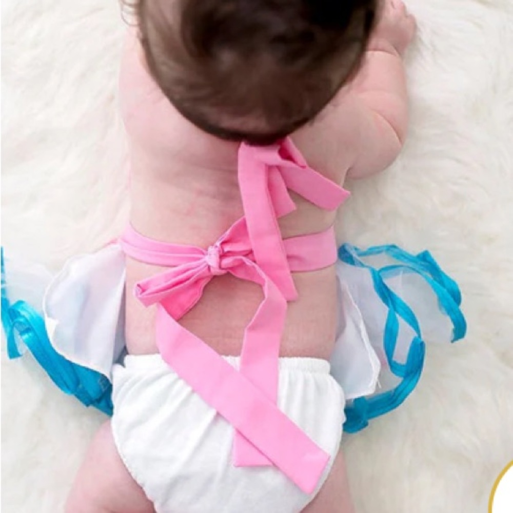 BABY BO PEEP COSTUME APRON Lover Dovers  1-2 years - Picture 3 of 5